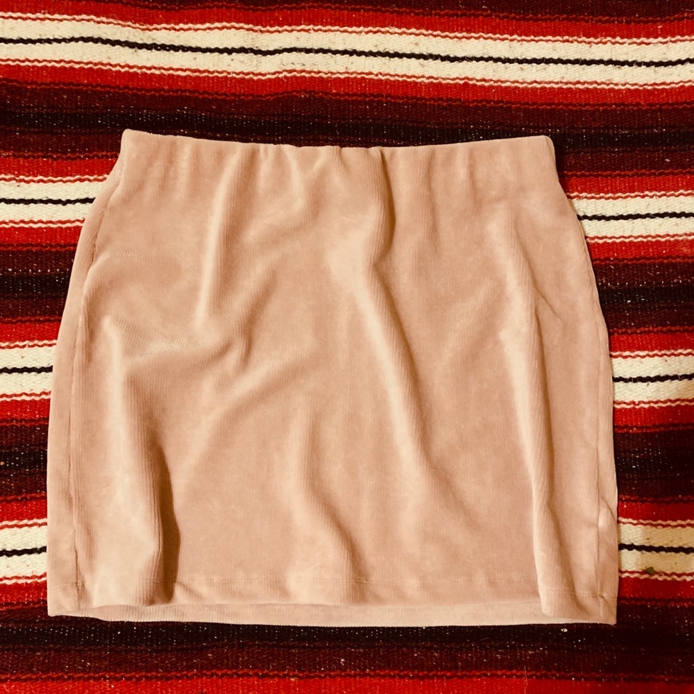 Millennial Pink Mini Skirt